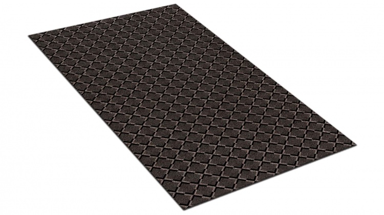 Коврик влаговпитывающий icarpet Каре ТЭМ 50х80 мокко 02