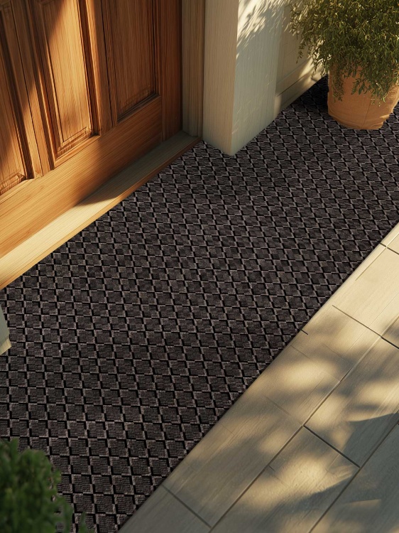 Коврик влаговпитывающий icarpet Каре ТЭМ 60х200 мокко 02 S - 3