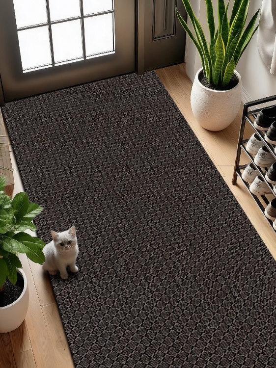 Коврик влаговпитывающий icarpet Каре ТЭМ 100х300 мокко 02 S - 3