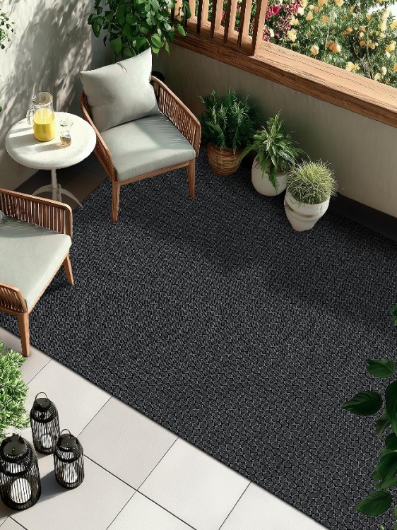 Коврик влаговпитывающий icarpet Каре ТЭМ 200х300 графит 01 S - 3