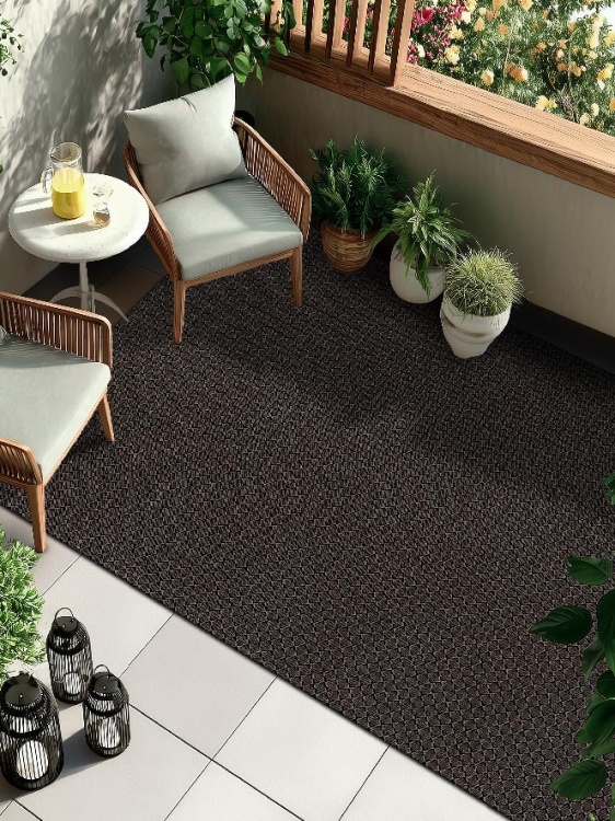 Коврик влаговпитывающий icarpet Каре ТЭМ 200х300 мокко 02 S - 3