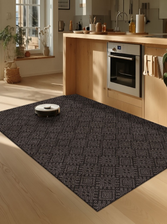 Коврик ОРНАМЕНТ 100х150 серый 01 S - 4