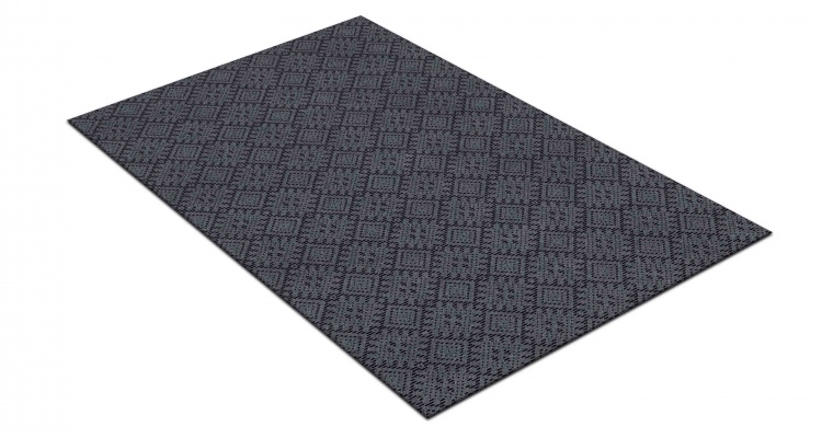 Коврик ОРНАМЕНТ 100х150 серый 01 S