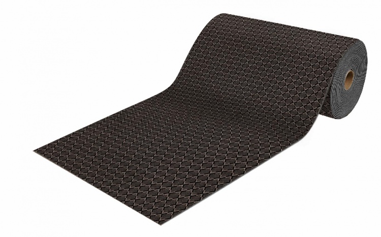 Коврик-дорожка влаговпитывающий icarpet КареТЭМ 120х1500 мокко 02