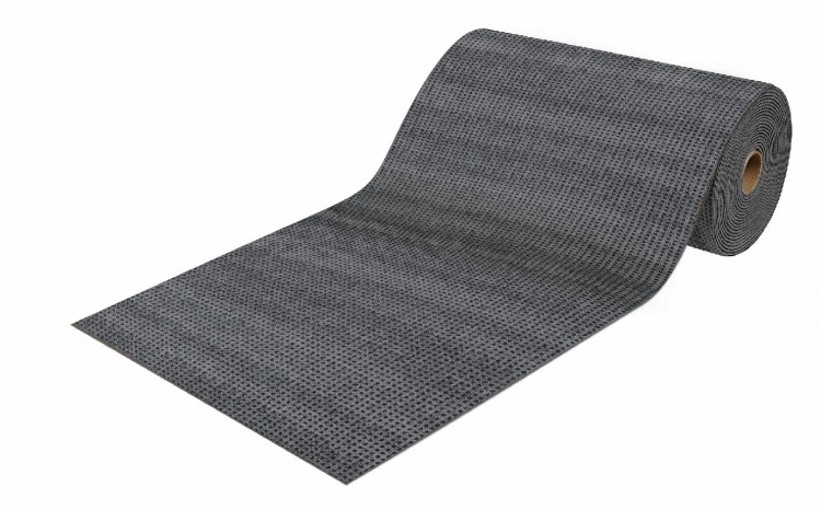 Коврик-дорожка ТВИД ТЭМ 100х1500 графит 01
