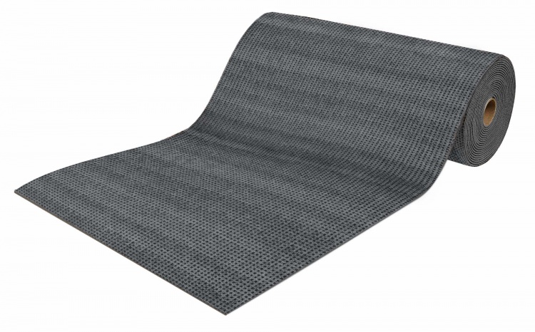 Коврик-дорожка ТВИД ТЭМ 120х1500 графит 01