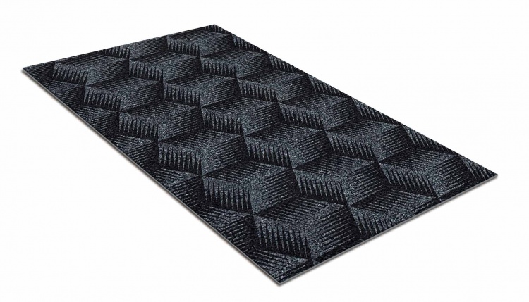 Коврик ФОКУС 50х80 серый 01